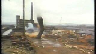 Fred Dibnah fells a factory chimney [upl. by Mordecai]