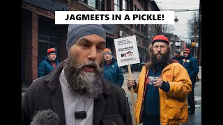 Canada Post Strike Puts Jagmeet In a Tough Spot [upl. by Boar747]