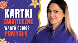 🎄 KARTKI ŚWIĄTECZNE ręcznie robione 🎄 Czy warto wysyłać Pomysły na kartki bożonarodzeniowe [upl. by Yedsnil]