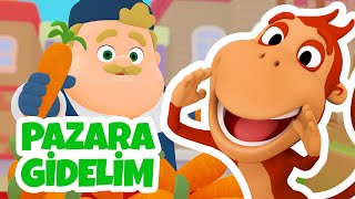 🎶 Pazara Gidelim 🎶 Kukuli  YENİ ŞARKI  Eğlenceli Çocuk Şarkısı 🥕 ve Bakkal Amca Koleksiyonu [upl. by Emmie]