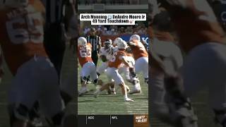 Arch Manning 49Yard TOUCHDOWN 🎯 to DeAndre Moore Jr  Texas vs Mississippi State [upl. by Almond]