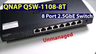 QNAP QSW11088T 25GbE Unmanaged Switch [upl. by Lemire279]