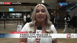 5PM Live update from the polls and Fargodome Expansion Vote  November 5 [upl. by Ysak477]