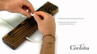 How to Change Strings on a Classical or Nylon String Guitar [upl. by Vetter8]