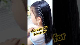 Hairstyles for school girls  easy DIY hair style NailsandBeautybyAdy EasyHairstylesGirl [upl. by Wylde350]