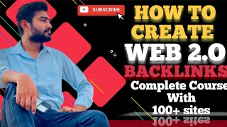 How to create web 20 Backlinks  complete Course with 100 sites [upl. by Mendez]