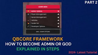 How to configure QBCore Server Admin Permissions  Walk Through  Setup  2023 Updated [upl. by Urquhart]