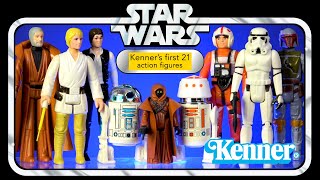 Kenners first 21 Star Wars figures  Are they any good [upl. by Joellen]