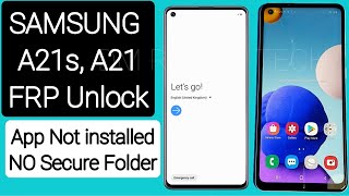 Comment Contourner le Compte Google de Samsung A21s manuellement [upl. by Eaned]