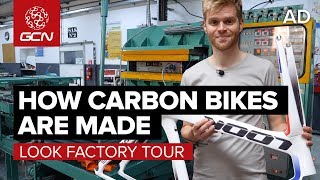 How Are Carbon Fibre Bikes Made  LOOK Cycle Factory Tour [upl. by Hebrew611]