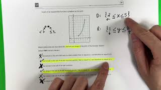 ✌️😄 Domain amp Range of Exponential Functions  Algebra I STAAR 2024  17 [upl. by Austin232]