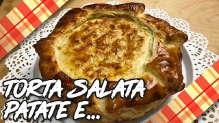 TORTA SALATA PATATE E CRICUCINA [upl. by Yddub500]