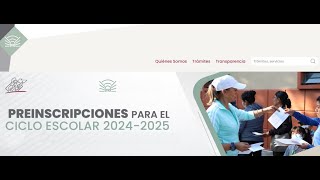 CÓMO HACER EL PROCESO DE PREINSCRIPCIÓN 2024 [upl. by Penland]