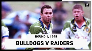 Canterbury Bulldogs v Canberra Raiders  Round 1 1998  Full Match Replay  NRL Throwback [upl. by Michelle]