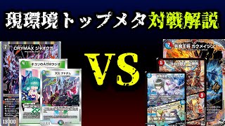 【赤青マジックvs青黒緑ジャオウガ】逆にガチ環境解説する回。【デュエマ】 [upl. by Olihs]