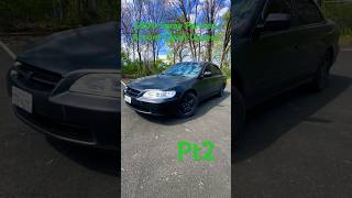 200 Spray painted Accord CLOSE UP diy car paintjob honda [upl. by Ljoka]