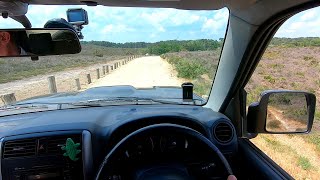 2013 Suzuki Jimny POV Off Road Drive Frensham Common Sandy Lane  Priory Lane [upl. by Farrington168]