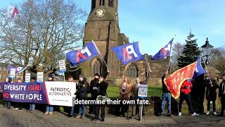 Highlights of the speeches from Standish Wigan protest [upl. by Kolodgie]