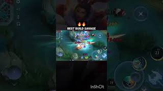 Zilong bast built Savage☠️ mobilelegendsmlbb mlbbcreatorcampmlmobilelegendsbangbang kingzilong [upl. by Ecerahs869]