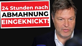 ABMAHNUNG WIRKT SO DONE und HABECK eingeknickt vor STEINHÖFEL [upl. by Woodley]