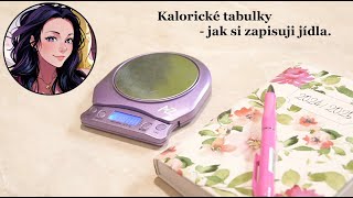 Kalorické tabulky  jak si zapisuji jídla [upl. by Enyluqcaj118]