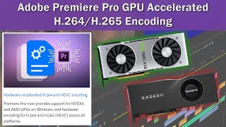 Premiere Pro 142 H264H265 Hardware Encoding Performance [upl. by Tosch]