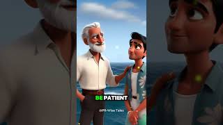 The Wise Old Man and the Sea ai aishorts kids kidsshorts shorts wisdom motivation [upl. by Eelatan]