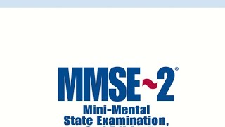 Standardized MiniMental State Examination SMMSE [upl. by Suiremed]