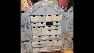 Opening My Daphnes Diary Advent Calendar Crafting supplies  yearround storage [upl. by Amol]