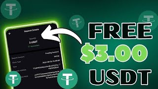 Withdraw Free 3 USDT Instantly To Your Crypto Wallet • Free USDT Site No Investment 2024 [upl. by Middleton552]