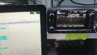 WSJTX settings for IC705 wireless operation using WFView and VSPE [upl. by Timotheus209]