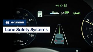 Lane Safety Systems  Hyundai [upl. by Gilbye]