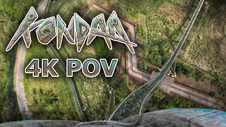 Kondaa 4K POV 2024  Front And Back Row  Walibi Belgium [upl. by Hgeilhsa498]