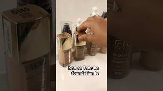 Kon se skin tone Mai kon sa foundations le skin ton accoding foundations beauty shorts [upl. by Rennold311]