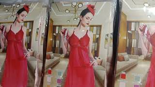 Nighty for women Buy online night dress for girls Nightwear collection  RidaFatimavlogs [upl. by Noryk]