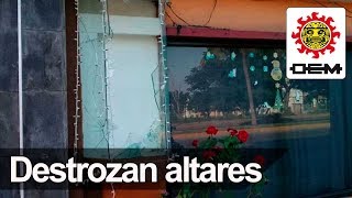 Destrozan altares de la Virgen de Guadalupe  OEM [upl. by Akino]