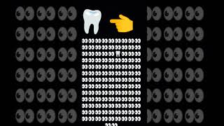 Can you find this image teeth 🦷 and eyes gk emojichallengequiz wordshake [upl. by Genna3]