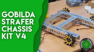 GoBilda Strafer Chassis Kit V4 Assembly Guide  Introduction to robotics Building [upl. by Noval460]