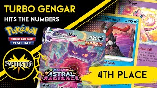 4th Place Turbo Gengar VMAX Deck Hits 280 Easily  The Archetype Is Back Pokemon TCG [upl. by Ikik116]