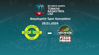 Esenler Erokspor  Pizza Lazza Harem Spor Türkiye Sigorta TBL 21Hafta [upl. by Hairej]