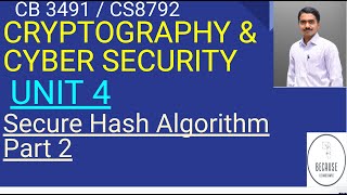 492 Secure Hash Algorithm Part 2 in Tamil [upl. by Derman]