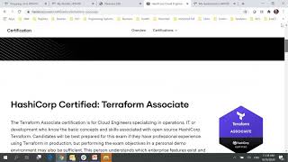 Terraform Associate Certification [upl. by Arrais]