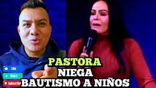 Pastora niega Bautismo a Niños Dando Respuesta 👉 [upl. by Yllier]