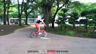 BMX practice  360 Slow Motion [upl. by Aknaib]