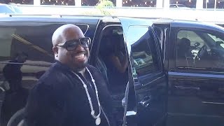 Cee Lo Green Moves With A Wheelchair Through LAX Airport [upl. by Acisey]