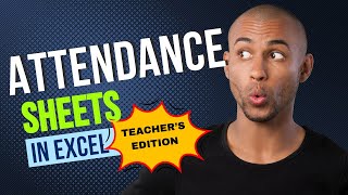 How to Create an Attendance Sheet in Excel with Checkboxes  StepbyStep Tutorial [upl. by Alyacim874]