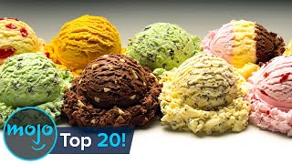 Top 20 Greatest Ice Cream Flavors of All Time [upl. by Roots936]