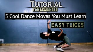 Learn 5 Cool Basic Dance Moves  Dance Tutorial  Anoop Parmar [upl. by Siol]