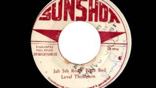 LINVAL THOMPSON  Jah jah redder than red  version 1974 Sunshot [upl. by Nanerb]