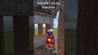 Rust  THE BEST 2x1 Base Design for SoloDuo [upl. by Yatnoed108]